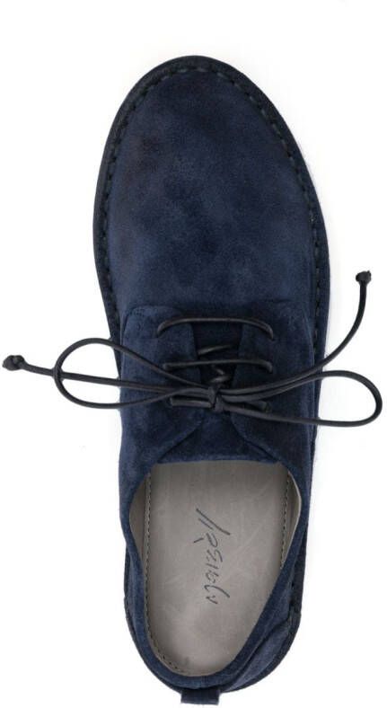 Marsèll Oxford suède veterschoenen Blauw