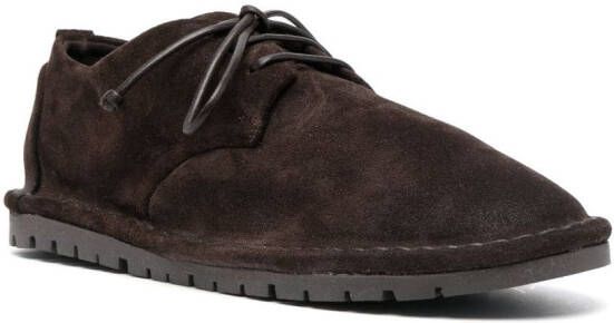 Marsèll Oxford suède veterschoenen Bruin