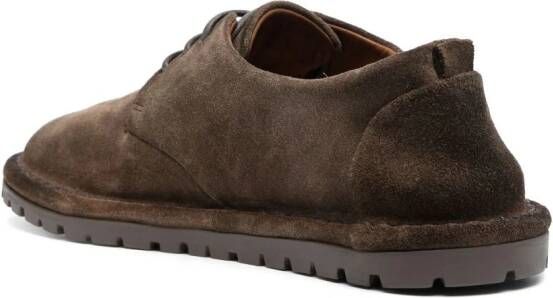 Marsèll Oxford suède veterschoenen Bruin