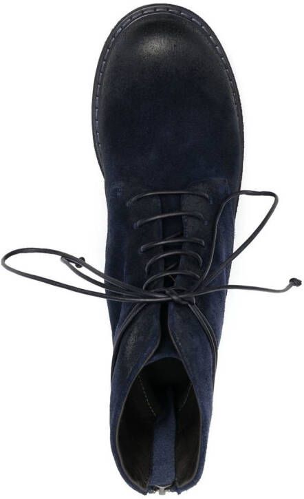 Marsèll Pre-owned suède veterlaarzen Blauw