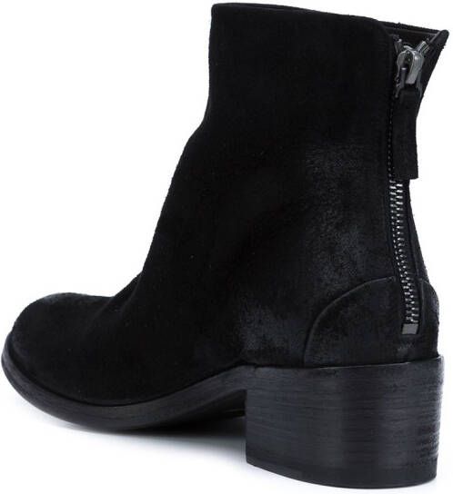 Marsèll rear zip ankle boots Zwart