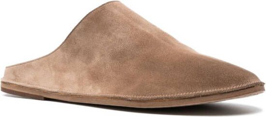 Marsèll Suède slippers Bruin