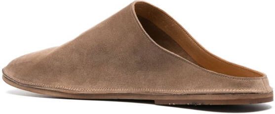 Marsèll Suède slippers Bruin