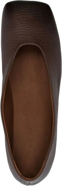 Marsèll Spatolona square-toe ballerina shoes Bruin