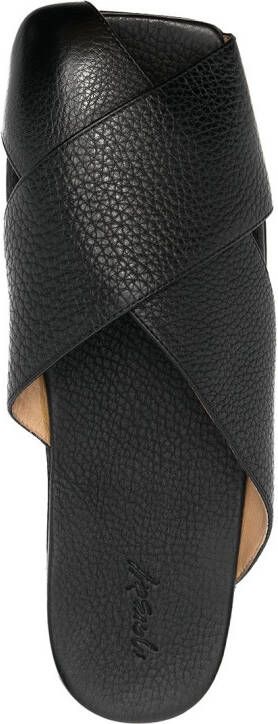 Marsèll Spatula sandalen met gekruiste bandjes Zwart