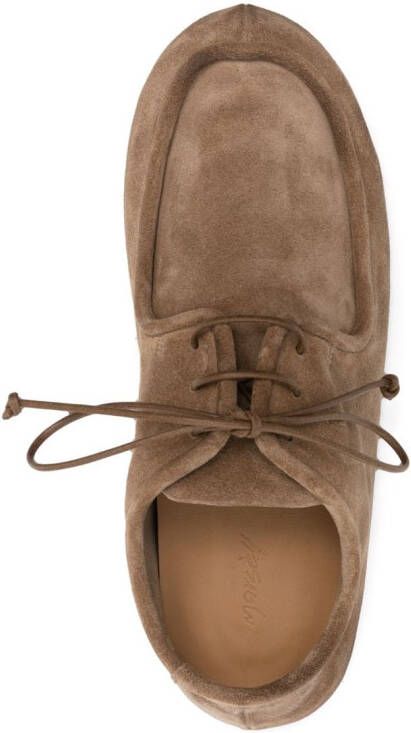Marsèll Toddone suède derby schoenen Bruin