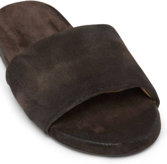 Marsèll Suède slippers Bruin