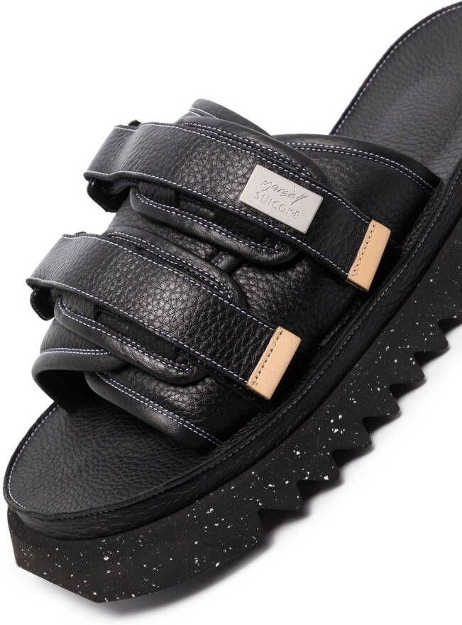 Marsèll x Suicoke sandalen met dubbele bandjes Zwart