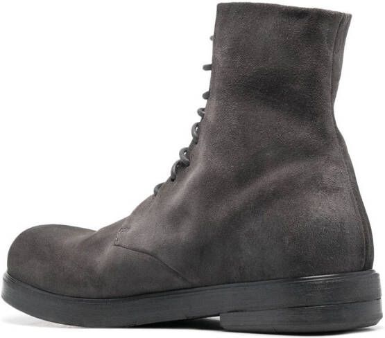 Marsèll Zucca combat boots met veters Grijs