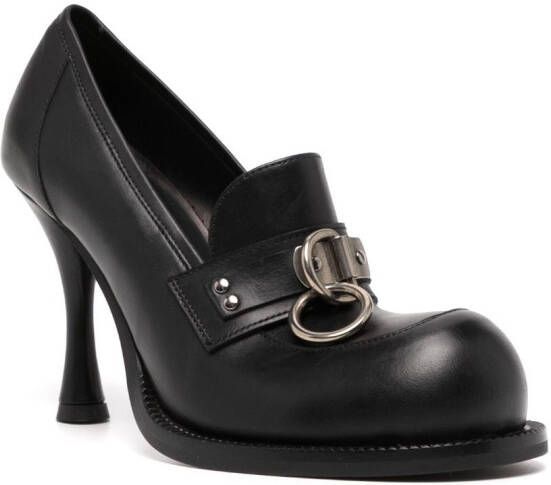 Martine Rose Leren pumps Zwart