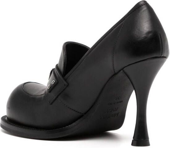 Martine Rose Leren pumps Zwart