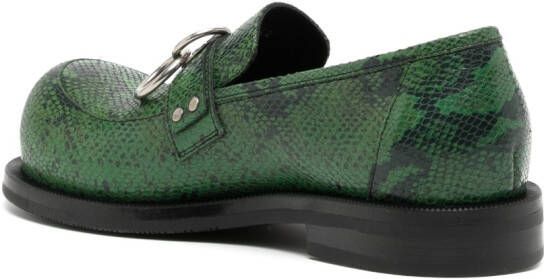 Martine Rose Loafers met ronde neus Groen