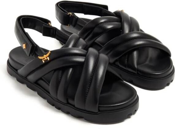 MCM Leren sandalen Zwart