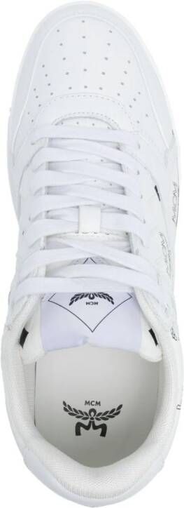 MCM Neo Derby Visetos sneakers Wit