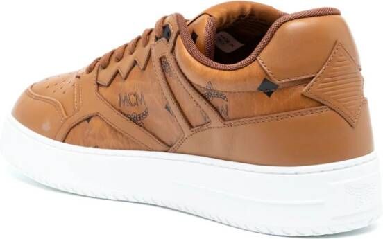 MCM Neo Terrain canvas sneakers Bruin