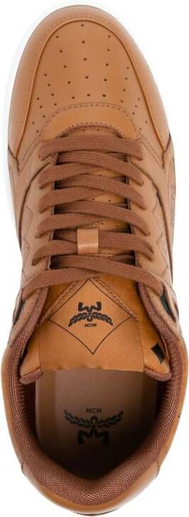 MCM Neo Terrain canvas sneakers Bruin