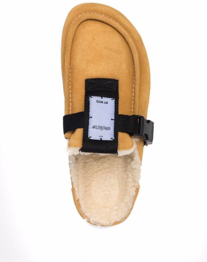 MCQ Grow-Up suède loafers Bruin