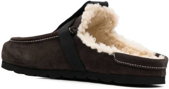 MCQ Grow-Up suède loafers Bruin