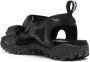 MCQ Striae sandalen met klittenband Zwart - Thumbnail 3