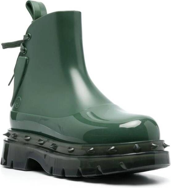 Melissa x Undercover Laarzen met studs Groen