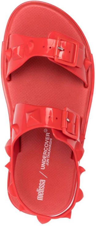 Melissa x Undercover Sandalen met gesp Rood