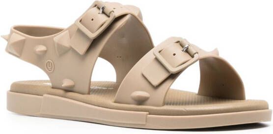 Melissa x Undercover Sandalen met spikes Beige