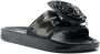 Melissa x Undercover x Melissa Beach Slide slippers met roospatch Zwart - Thumbnail 2
