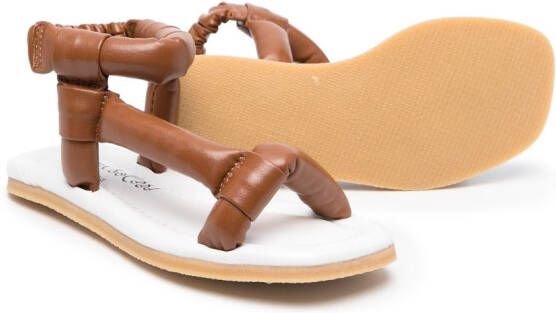 Mi Sol Sandalen met bandjes Bruin