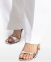 Michael Kors 107mm sandalen van geitenleer Zilver - Thumbnail 5
