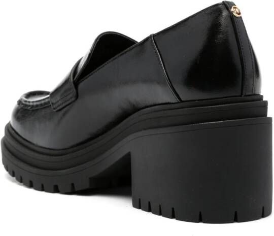 Michael Kors Leren loafers Zwart