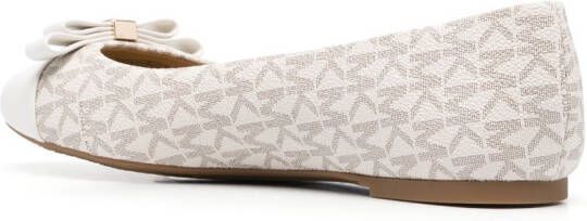 Michael Kors Andrea ballerina's met strikdetail Beige