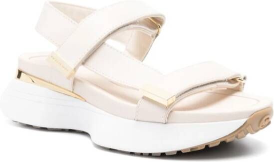 Michael Kors Ari leren sandalen Beige