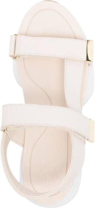 Michael Kors Ari leren sandalen Beige