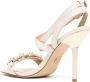 Michael Kors Asha sandalen met schakelketting Beige - Thumbnail 3