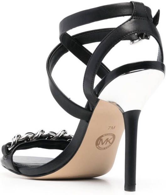 Michael Kors Asha sandalen met open neus Zwart