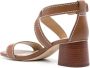 Michael Kors Ashton 50 mm leren sandalen Bruin - Thumbnail 3