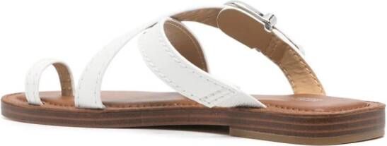 Michael Kors Ashton 50 mm leren sandalen Wit