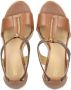 Michael Kors Berkley sandalen met sleehak Bruin - Thumbnail 4