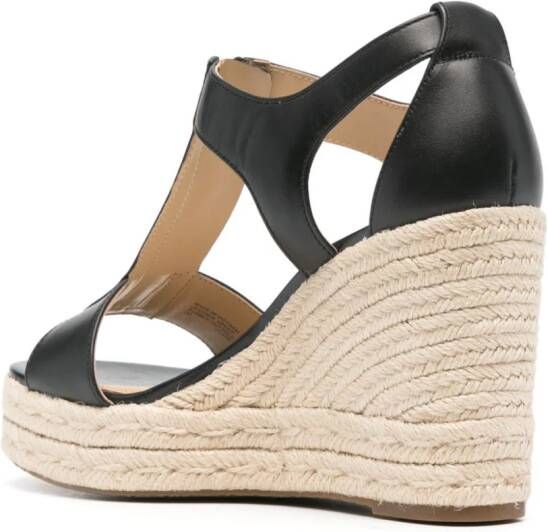 Michael Kors Berkley sandalen met sleehak Zwart