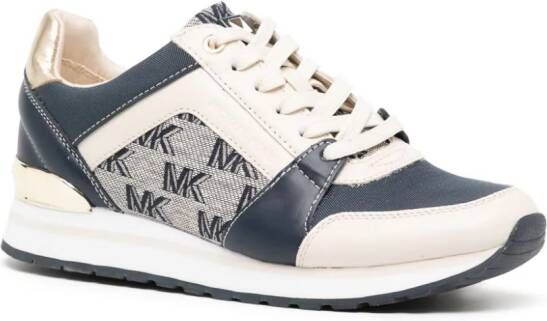 Michael Kors Billie sneakers met monogram Beige