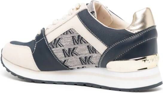 Michael Kors Billie sneakers met monogram Beige