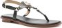 Michael Kors Casey leren sandalen Zwart - Thumbnail 2