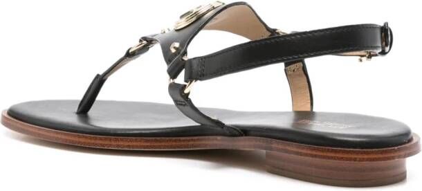 Michael Kors Casey leren sandalen Zwart