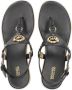 Michael Kors Casey sandalen met logoplakkaat Zwart - Thumbnail 4