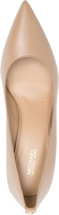 Michael Kors Clara pumps met puntige neus Beige