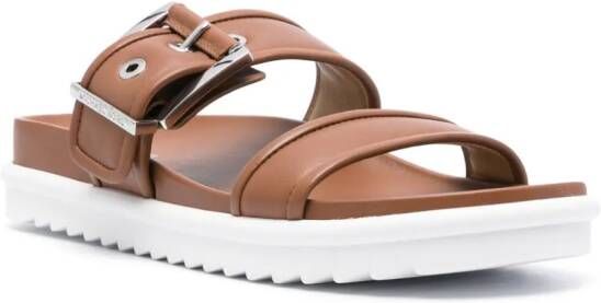 Michael Kors Colby leren sandalen Bruin