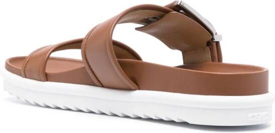 Michael Kors Colby leren sandalen Bruin