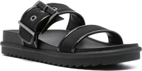 Michael Kors Colby leren sandalen Zwart