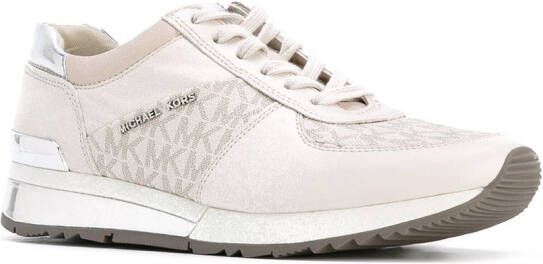 Michael Kors contrast panel sneakers Beige