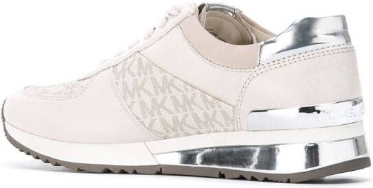Michael Kors contrast panel sneakers Beige